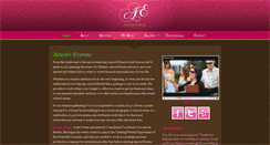 Desktop Screenshot of amoreevents.com